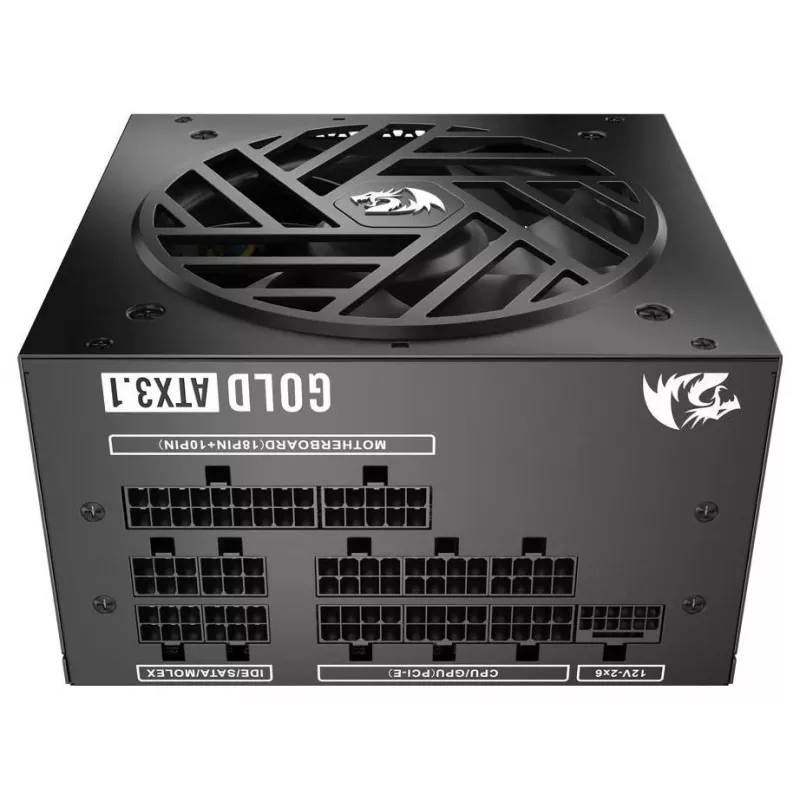 Redragon Master GC-MS03 1000W Netzteil, 80 PLUS Standard, ATX, nicht-modular, 120mm Lüfter, Schwarz