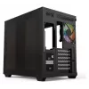 Redragon Vision ARGB GC-625-PRO Mid-Tower Gaming-Gehäuse, Schwarz, gehärtetes Glas, 4x120mm ARGB-Lüfter