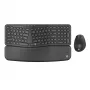 Redragon BS-7162 MAX kabelloses Set aus Tastatur und vertikaler Maus, 2,4 GHz, Schwarz