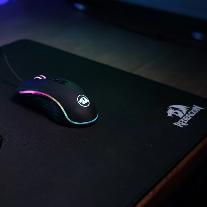 Redragon P032 FLICK XL Gaming-Mauspad, 400x900 mm, Schwarz