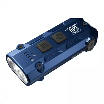 Nitecore TIP3 Schlüsselanhänger-Taschenlampe, Blau, 720 Lumen