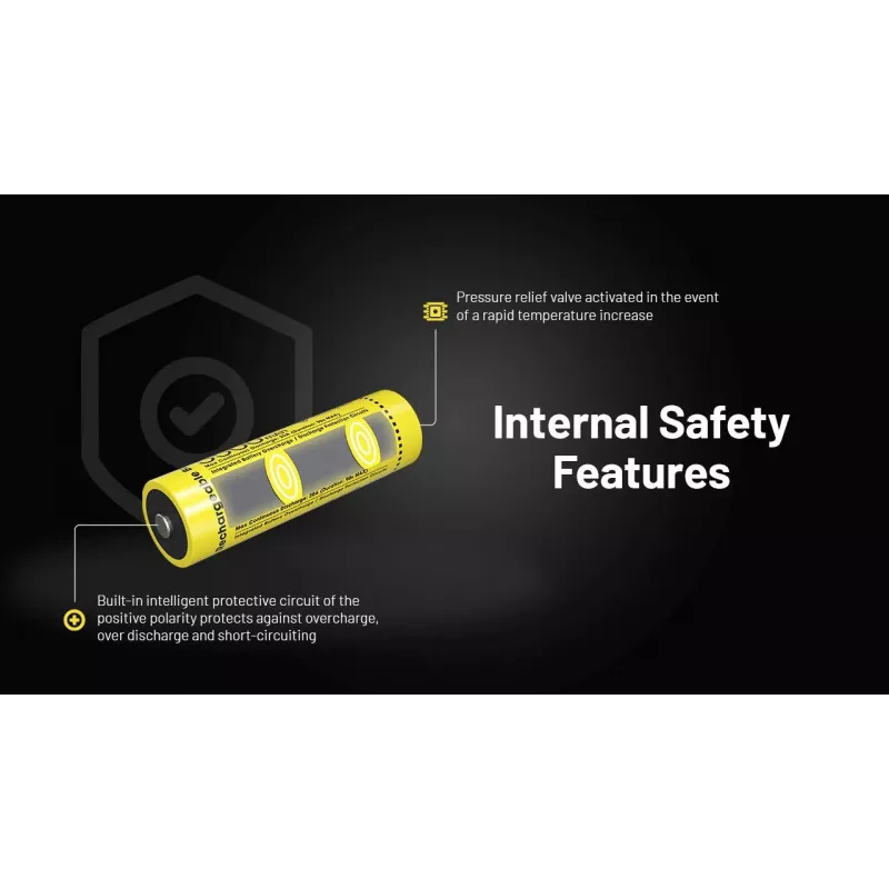 Nitecore NL2155HP 21700 Li-ion Akku 5500mAh 3.6V Button Top Protected