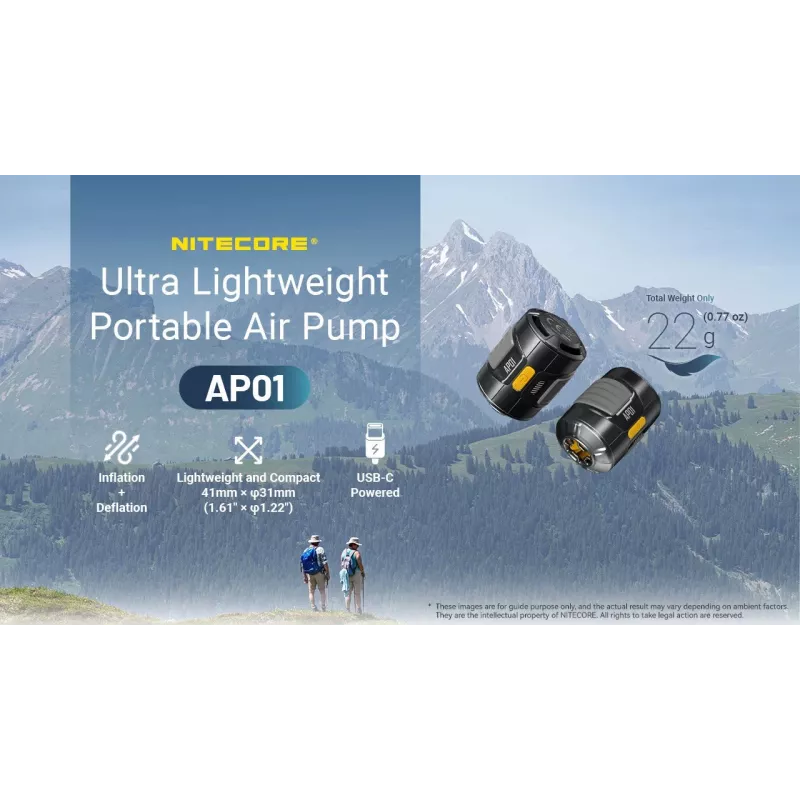 Nitecore AP01 Elektrische Pumpe