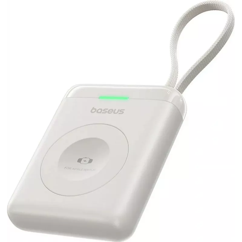 Baseus EnerFill FW11 5W Power Bank für Apple Watch mit integriertem Kabel - Weiß