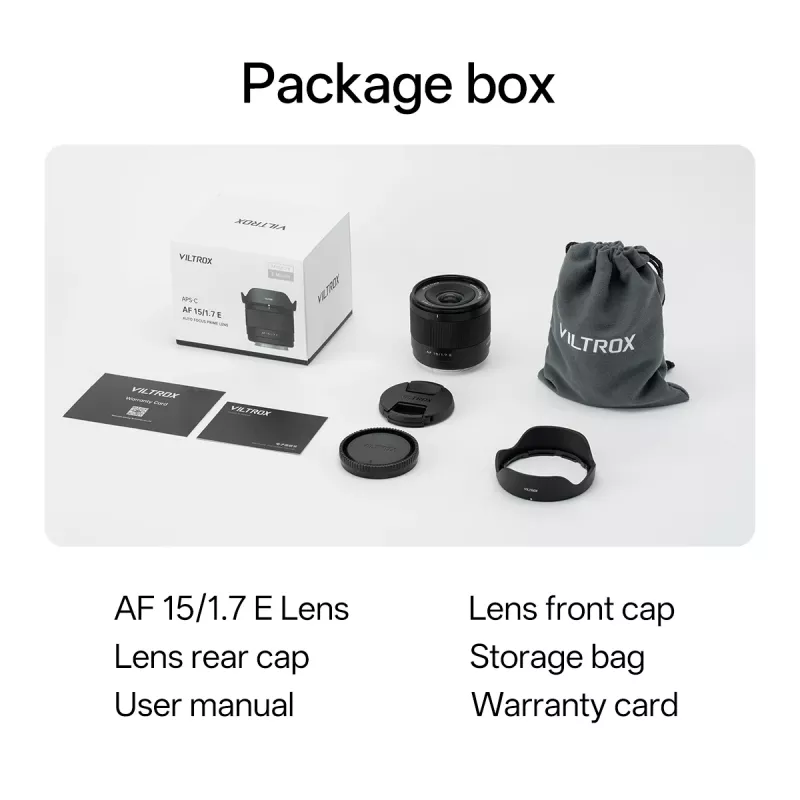 Viltrox AF 15mm f/1.7 Air Objektiv für Sony E-Mount