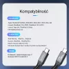ORICO Thunderbolt 4 Kabel USB-C 40 Gbit/s 8K60Hz PD 100W 2m Schwarz