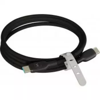 Motorola Silicone USB-C to USB-C Kabel 2m 100W 5A Schwarz