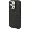 Audi GT Kunstleder Hartschalenhülle für Apple iPhone 15 Pro Max 6,7 inch Schwarz