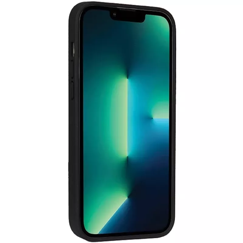 Audi Kunstleder MagSafe Hard Case für iPhone 13 Pro Max 6,7 Schwarz