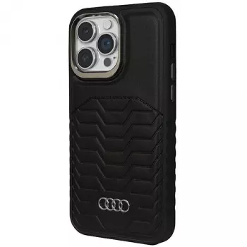 Audi Kunstleder MagSafe Hard Case für iPhone 14 Pro 6,1 inch Schwarz