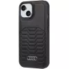 Audi Kunstleder MagSafe Hard Case für iPhone 15 Plus / 14 Plus 6,7 inch - Schwarz