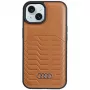 Audi Kunstleder MagSafe Hard Case für Apple iPhone 15 Plus / 14 Plus 6,7 inch Braun
