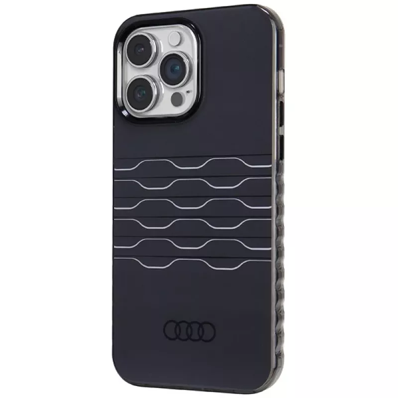 Audi IML MagSafe Case für iPhone 14 Pro Max 6,7 inch Schwarz Hardcase AU-IMLMIP14PM-A6/D3-BK
