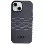 Audi IML MagSafe Case für iPhone 15 / 14 / 13 6.1 Schwarz Hardcase AU-IMLMIP15-A6/D3-BK