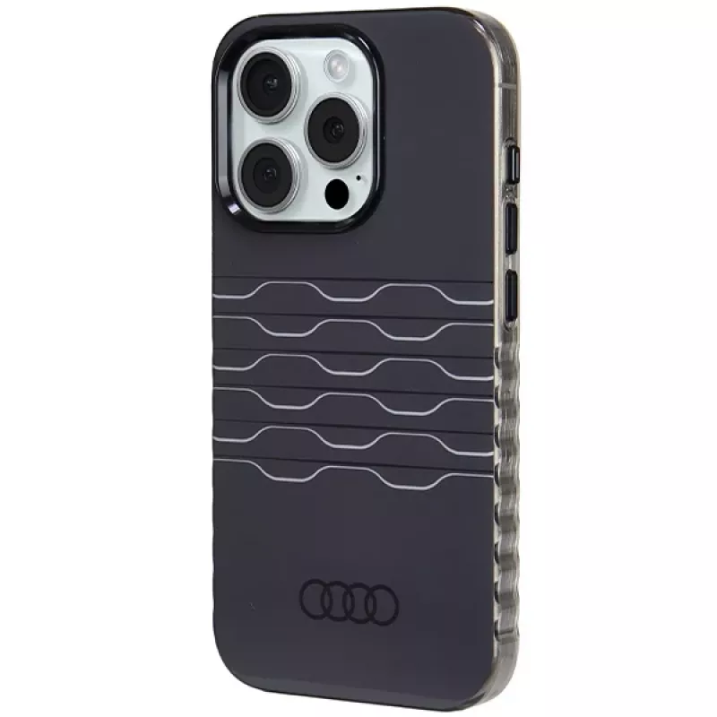 Audi IML MagSafe Case für iPhone 15 Pro 6.1 Black Hardcase