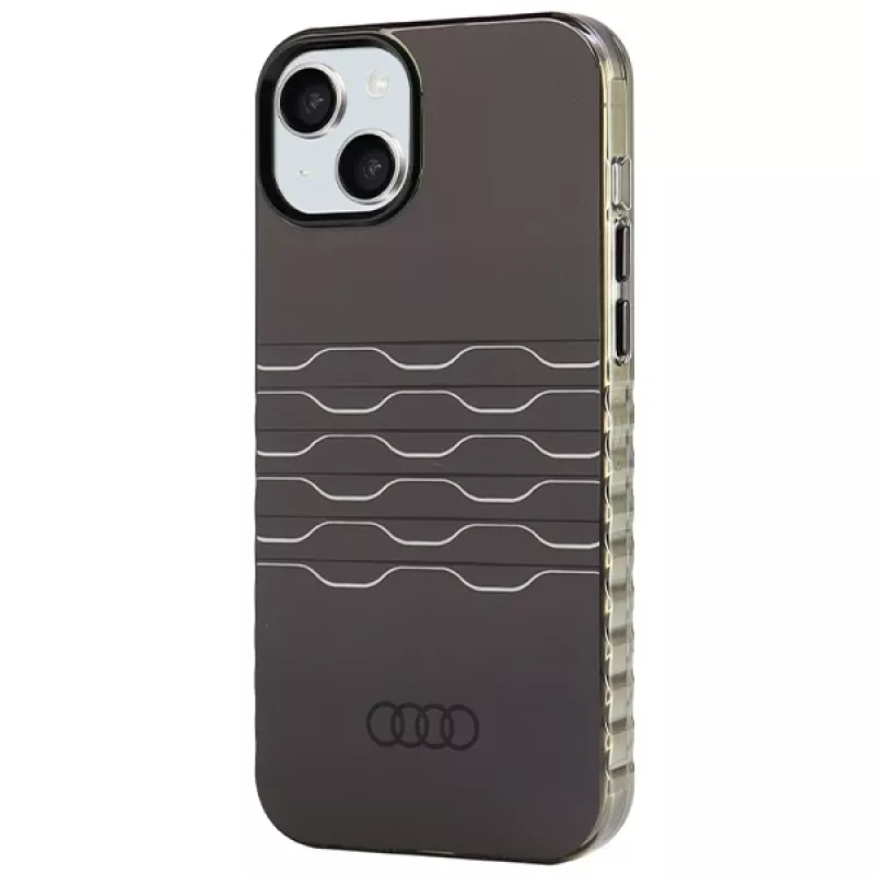 Audi IML MagSafe Case für iPhone 15 Plus / 14 Plus 6.7 Black Hardcase