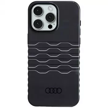 Audi IML MagSafe Case für iPhone 15 Pro Max 6,7 inch Schwarz Hardcase