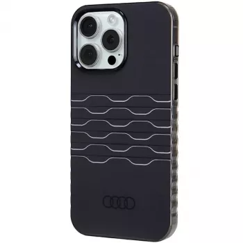 Audi IML MagSafe Case für iPhone 15 Pro Max 6,7 inch Schwarz Hardcase