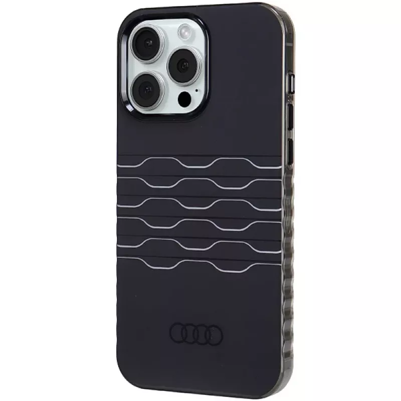 Audi IML MagSafe Case für iPhone 15 Pro Max 6,7 inch Schwarz Hardcase