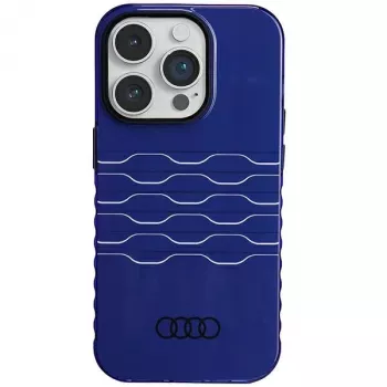 Audi IML MagSafe Case für iPhone 14 Pro 6,1 inch Navy Blue Hardcase AU-IMLMIP14P-A6/D3-BE
