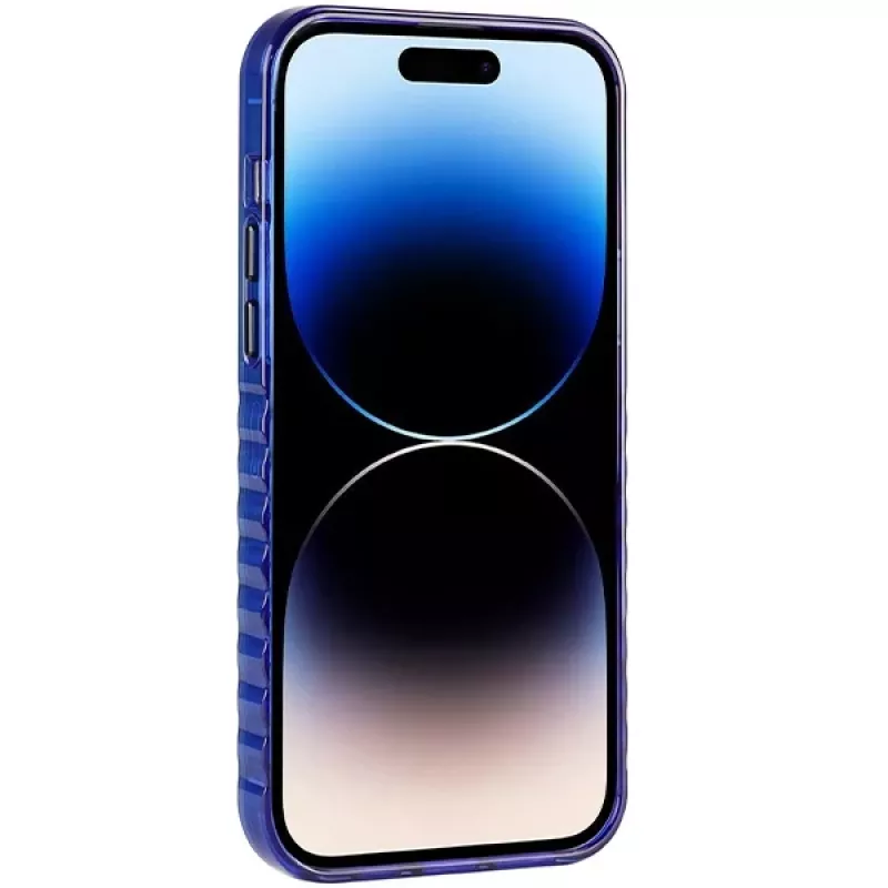 Audi IML MagSafe Case für iPhone 14 Pro 6,1 inch Navy Blue Hardcase AU-IMLMIP14P-A6/D3-BE