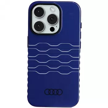 Audi IML MagSafe Case für iPhone 15 Pro 6,1 inch Navy Blue Hardcase