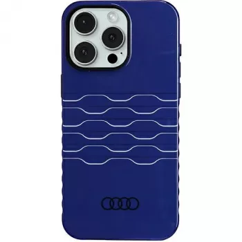 Audi IML MagSafe Case für iPhone 15 Pro Max 6,7 inch Navy Blue Hard Case
