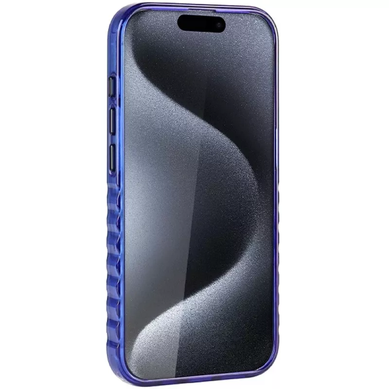 Audi IML MagSafe Case für iPhone 15 Pro Max 6,7 inch Navy Blue Hard Case