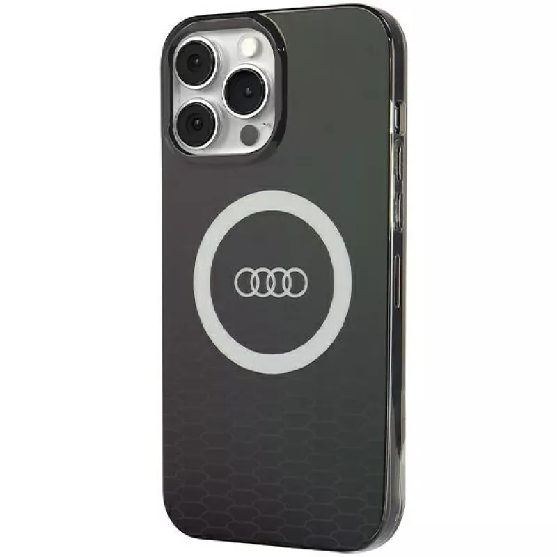 Audi IML Big Logo MagSafe Case für iPhone 13 Pro / 13 6,1 inch Schwarz Hartschale