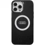 Audi IML Big Logo MagSafe Case iPhone 13 Pro Max 6.7 Black Hardcase