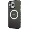 Audi IML Big Logo MagSafe Case für iPhone 14 Pro Max 6,7 inch Schwarz Hartschale