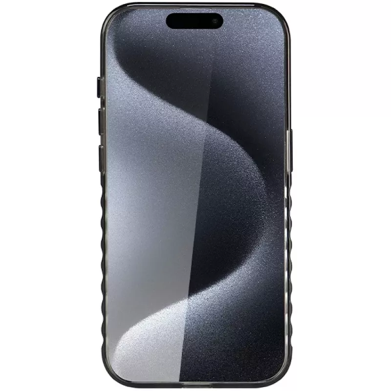 Audi IML Big Logo MagSafe Case für iPhone 15 Pro 6,1 inch Schwarz Hartschale