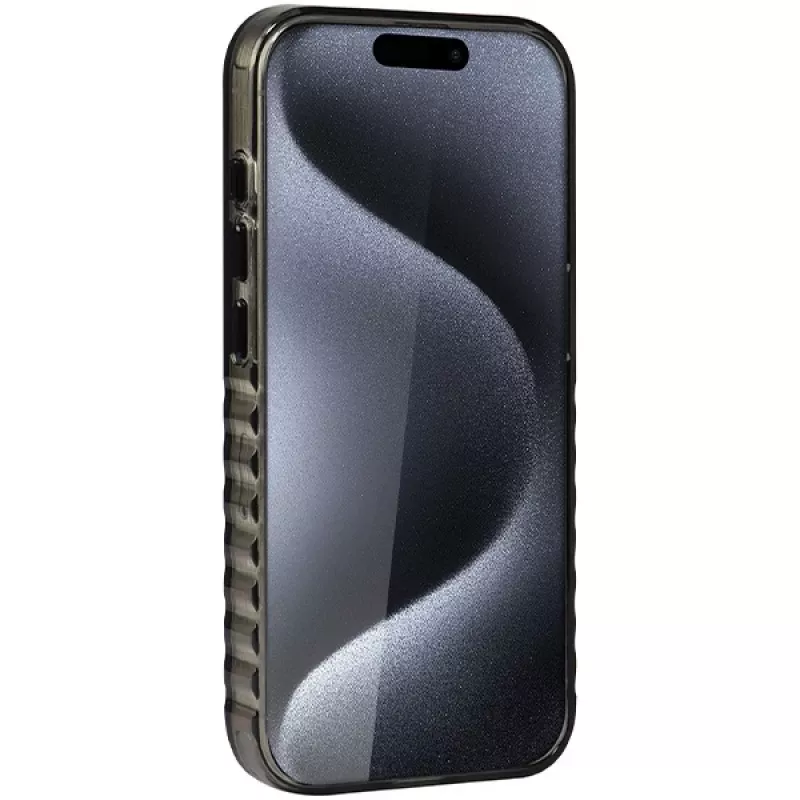Audi IML Big Logo MagSafe Case für iPhone 15 Pro Max 6,7 inch Schwarz Hartschale
