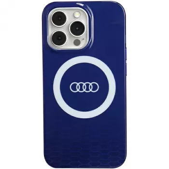 Audi IML Big Logo MagSafe Case für iPhone 13 Pro / 13 6.1 Navy Blue Hard Case