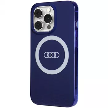 Audi IML Big Logo MagSafe Case für iPhone 13 Pro / 13 6.1 Navy Blue Hard Case