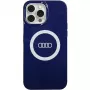 Audi IML Big Logo MagSafe Case für iPhone 13 Pro Max 6.7 Navy Blue Hardcase AU-IMLMIP13PM-Q5/D2-BE