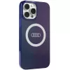 Audi IML Big Logo MagSafe Case für iPhone 13 Pro Max 6.7 Navy Blue Hardcase AU-IMLMIP13PM-Q5/D2-BE