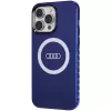 Audi IML Big Logo MagSafe Case für iPhone 14 Pro Max 6,7 Navy Blue Hardcase