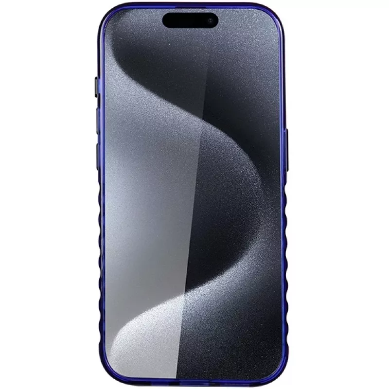 Audi IML Big Logo MagSafe Case für iPhone 15 Pro 6.1 Navy Blue Hardcase