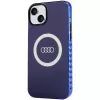 Audi IML Big Logo MagSafe Case für iPhone 15 Plus / 14 Plus 6.7, Navy Blue Hardcase