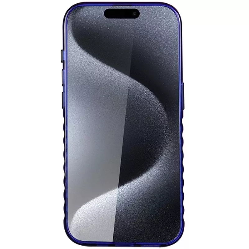Audi IML Big Logo MagSafe Case für iPhone 15 Pro Max 6,7 Navy Blue Hardcase AU-IMLMIP15PM-Q5/D2-BE