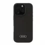 Audi Silikonhülle für Apple iPhone 16 Pro 6,3 inch Schwarz Hartrückseite AU-LSRIP16P-Q3/D1-BK