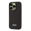 Audi Silikonhülle für Apple iPhone 16 Pro 6,3 inch Schwarz Hartrückseite AU-LSRIP16P-Q3/D1-BK