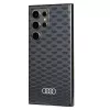Audi IML Stitching Pattern MagSafe Case für Samsung Galaxy S24 Ultra S928 Schwarze Hartschale AU-IMLMS24U-Q5/D3-BK
