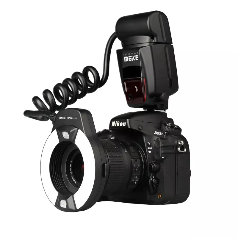 Meike MK-14EXT-N Makro-Ringblitz für Nikon DSLR-Kameras