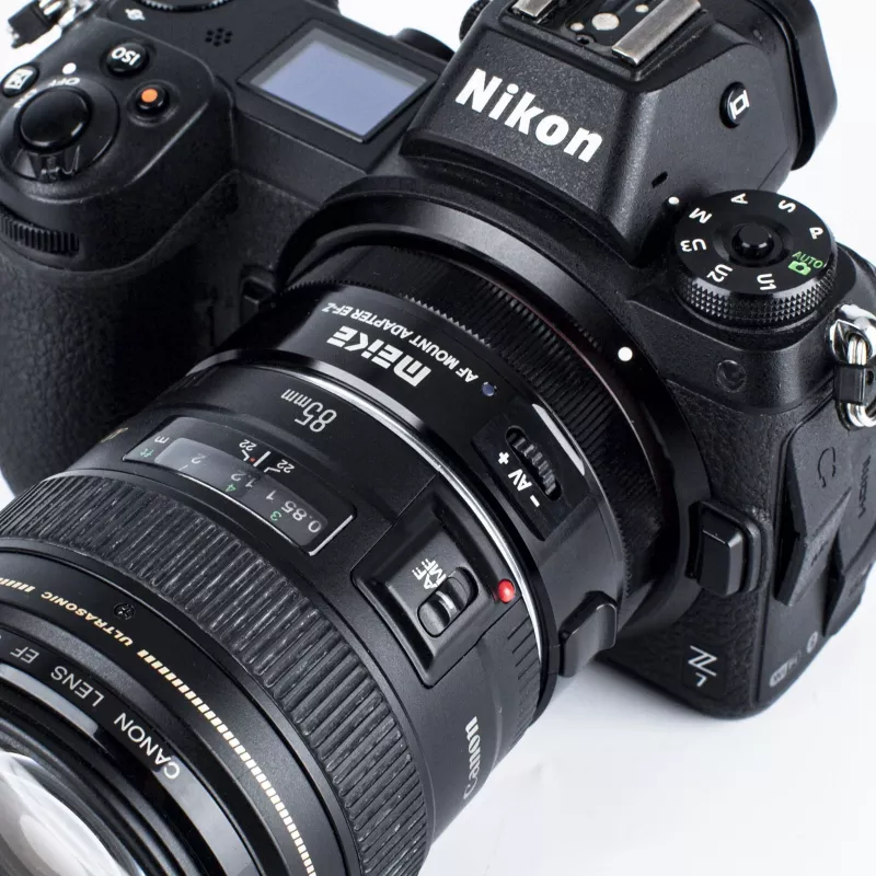 MEIKE MK-EFTZ-B Adapter Nikon Z auf Canon EF/EF-S Objektiv mit AF und Bildstabilisierung