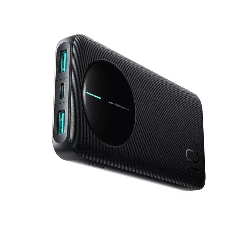 Powerbank Joyroom JR-PBF12 Pro 22.5W 10000mAh mit Digitalanzeige 2x USB-A 1x USB-C - Schwarz