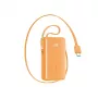 Joyroom JR-PR2 Power Bank 35W 10000mAh mit integrierten USB-C- und Lightning-Kabeln - Orange