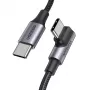 UGREEN USB-C auf USB-C Winkelkabel US334 5A PD 100W 2m Schwarz