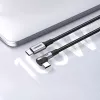 UGREEN USB-C auf USB-C Winkelkabel US334 5A PD 100W 2m Schwarz